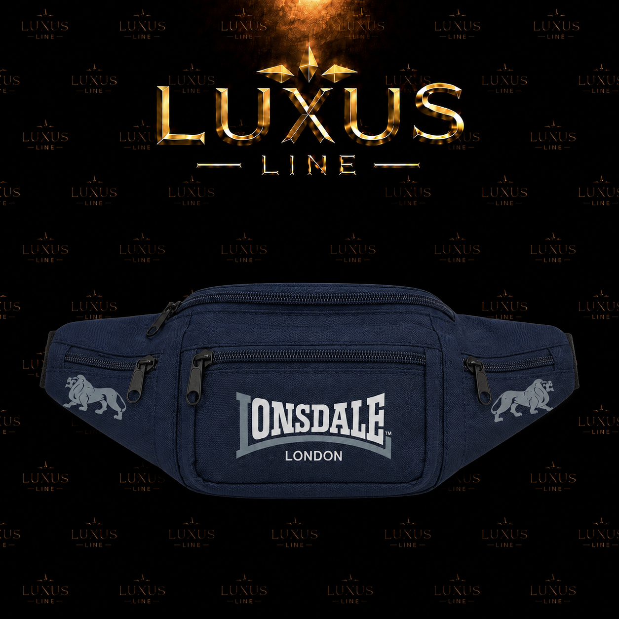 Lonsdale London Bauchtasche - Navy Blau