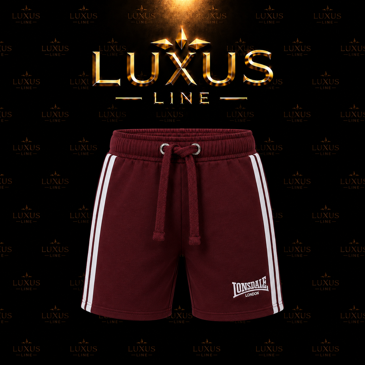 Lonsdale London Damen Short Hose - Rot