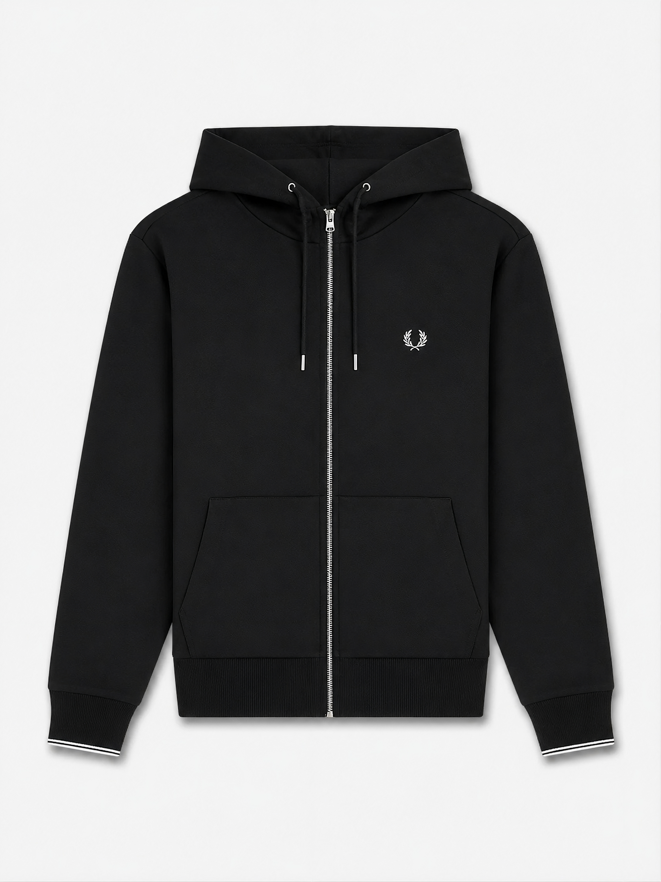 Fred Perry Strickjacke - Schwarz