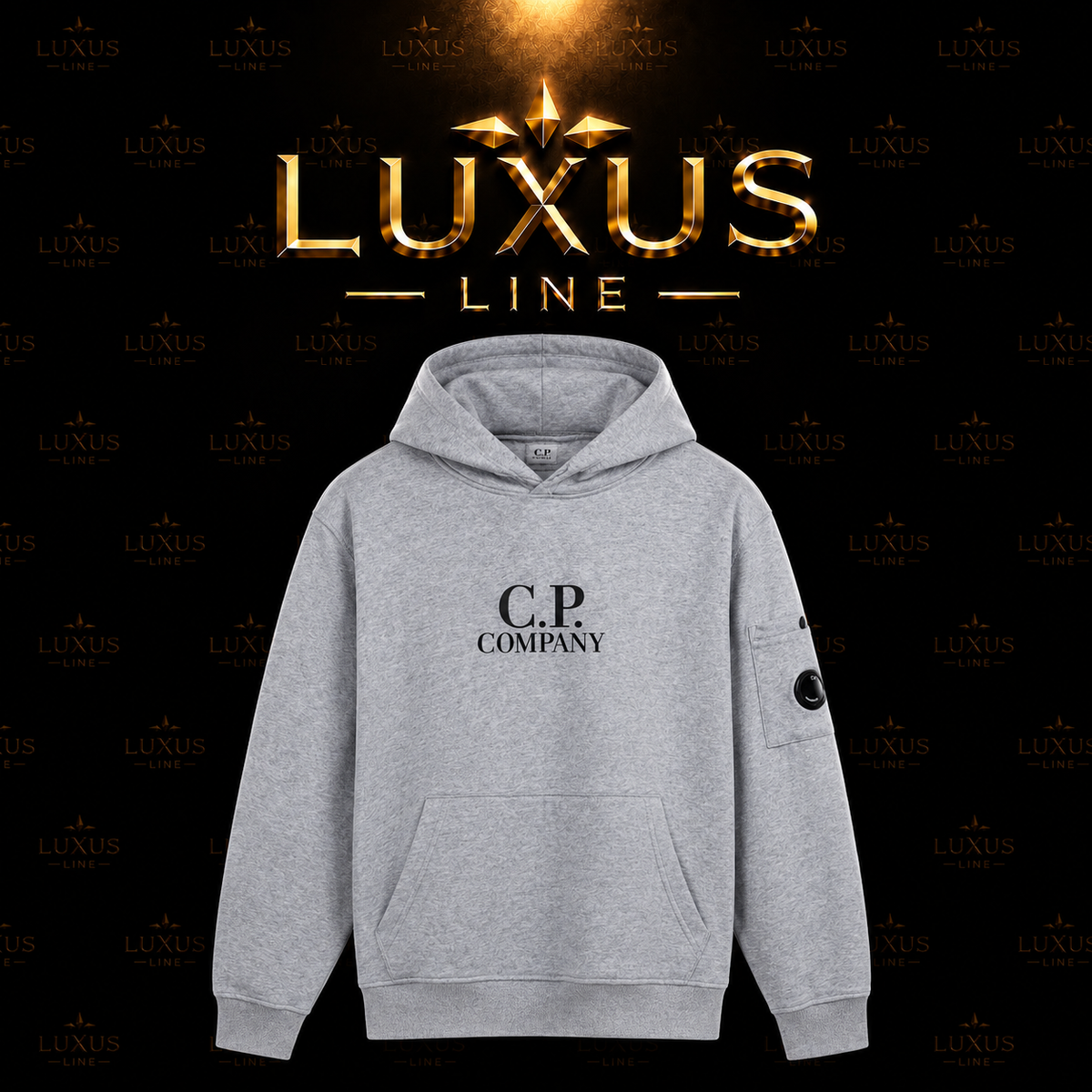 C.P. Company Kapuzen Pullover - Hell Grau