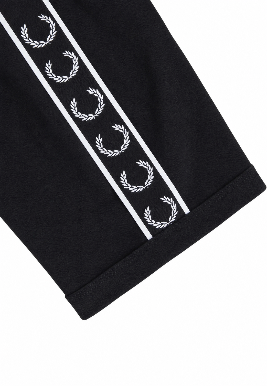 Fred Perry T-Shirt Motiv 3 - Schwarz / Weiß