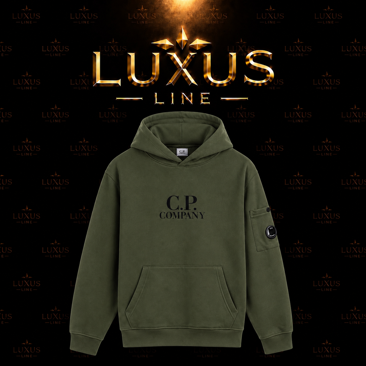 C.P. Company Kapuzen Pullover - Grün