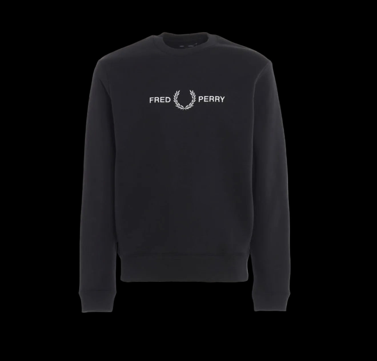 Fred Perry Pullover Motiv 2 - Schwarz