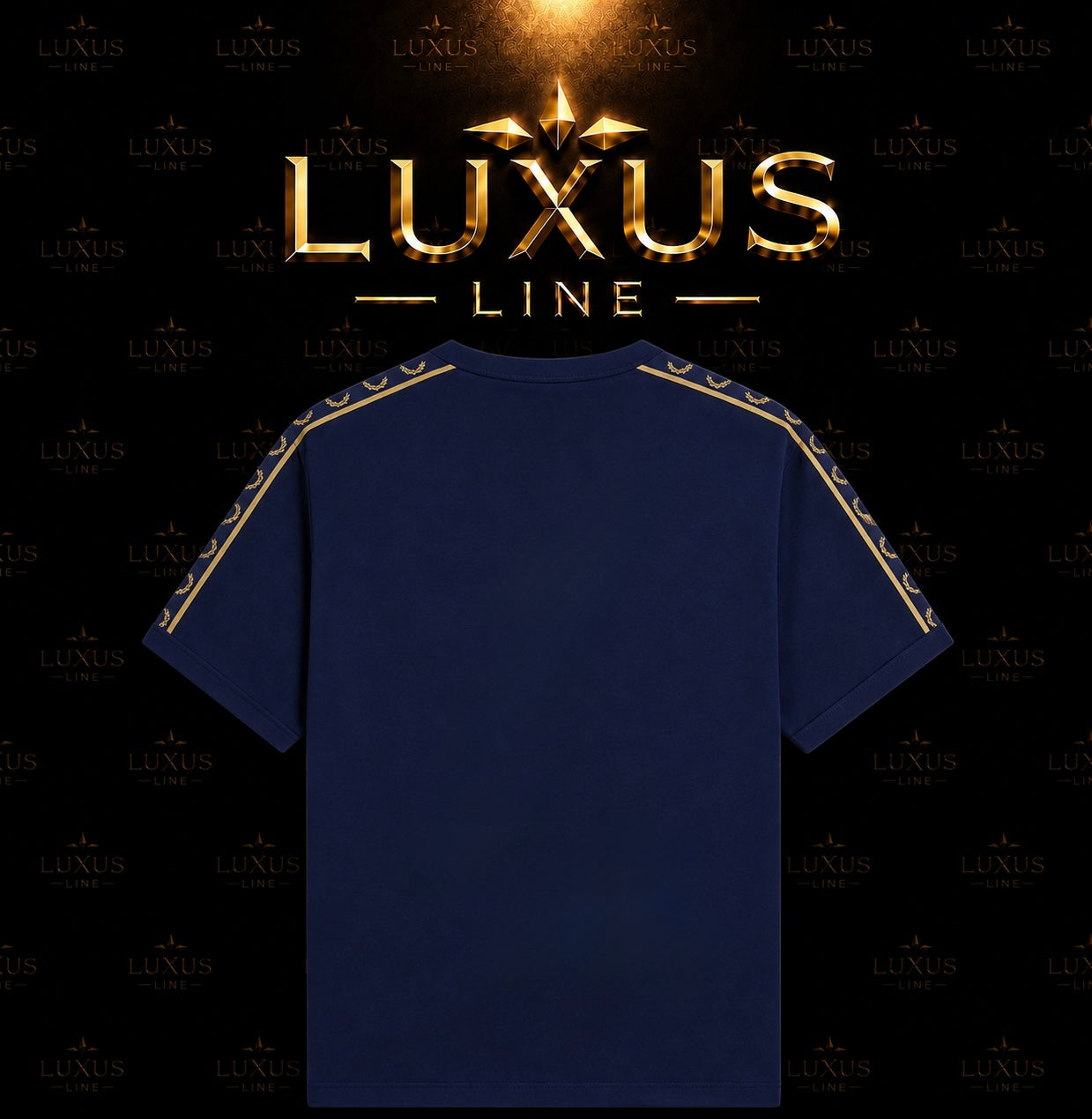 Fred Perry T-Shirt Motiv 3 - Blau / Gold
