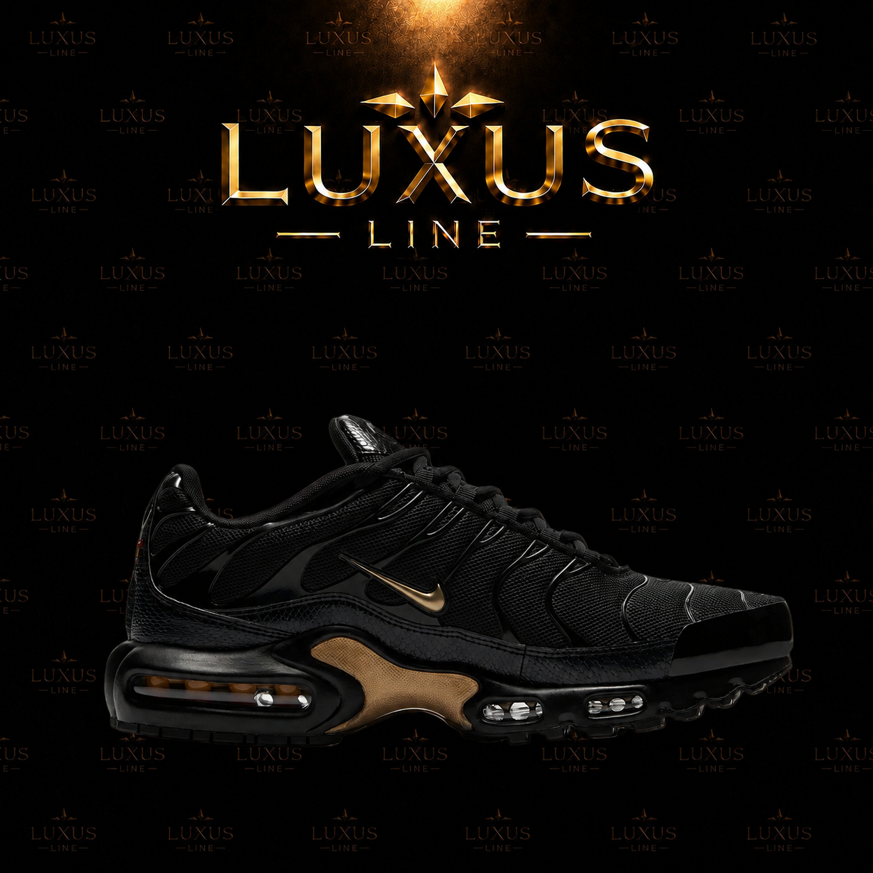 Nike Air Max Black Metalic Gold