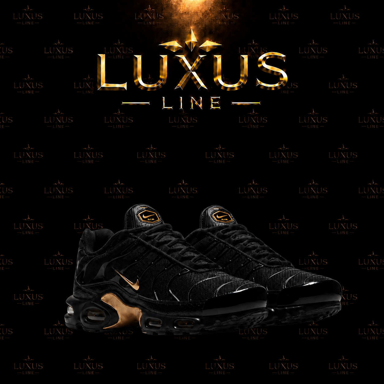 Nike Air Max Black Metalic Gold