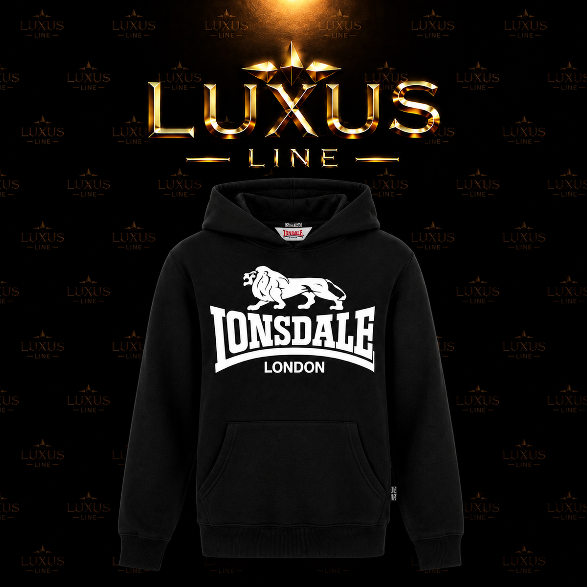 Lonsdale London Pullover Schwarz