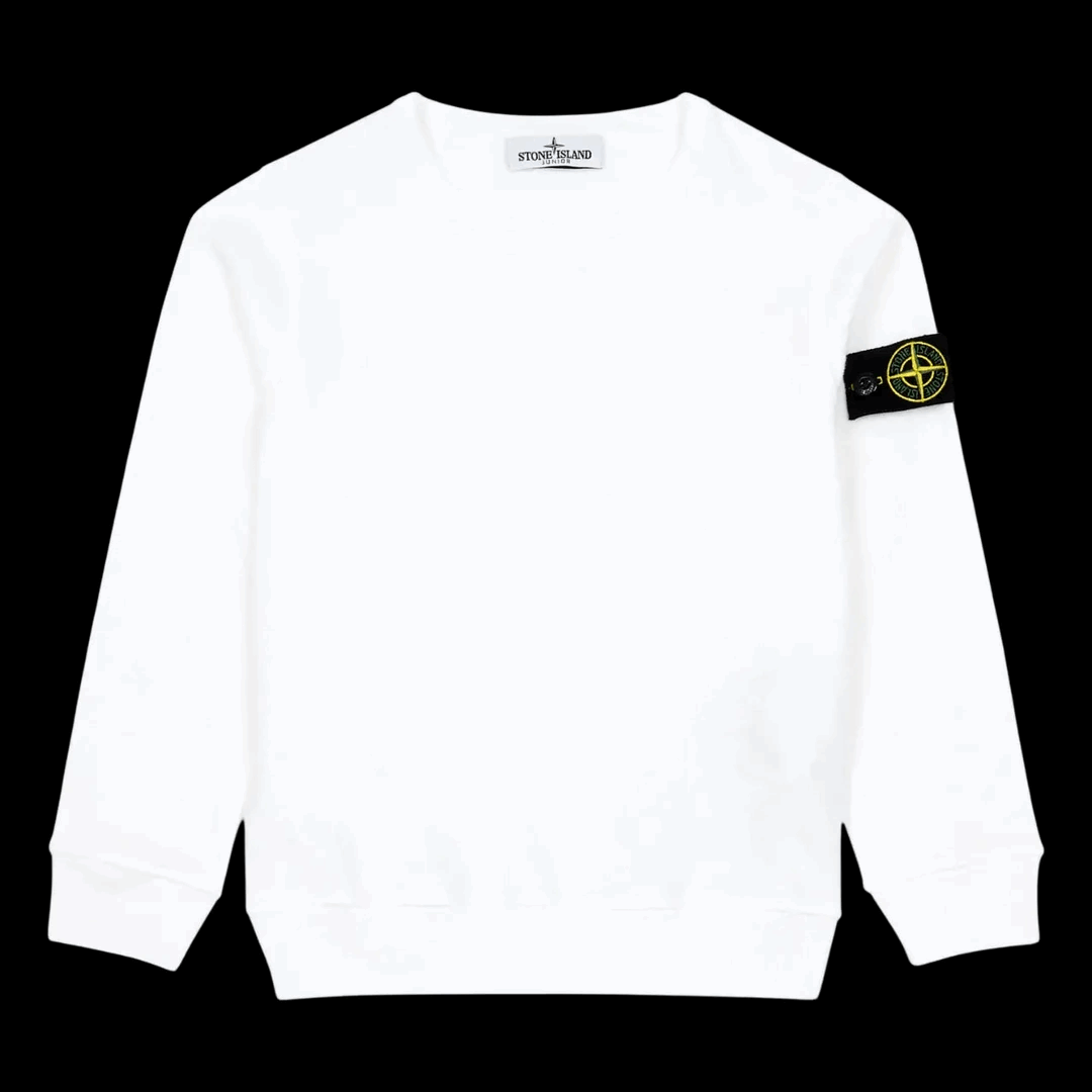 Stone Island Pullover - Weiß Luxus Line
