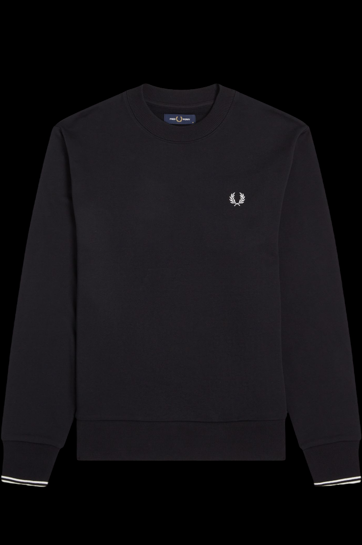 Fred Perry Poloshirt Pullover - Schwarz