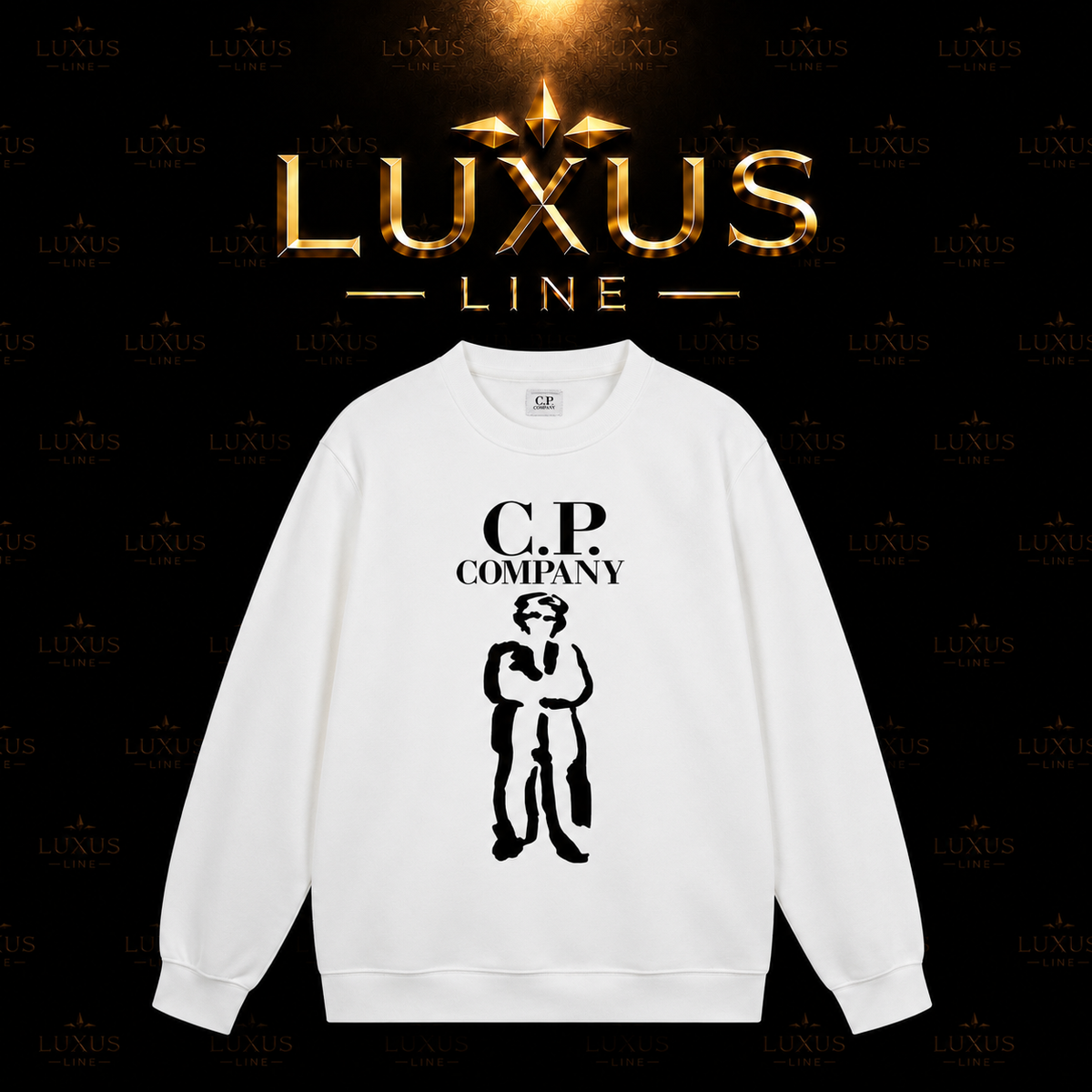 C.P. Company Pullover Motiv 2 - Weiß