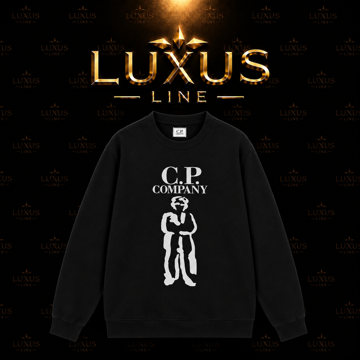 C.P. Company Pullover Motiv 2 - Schwarz