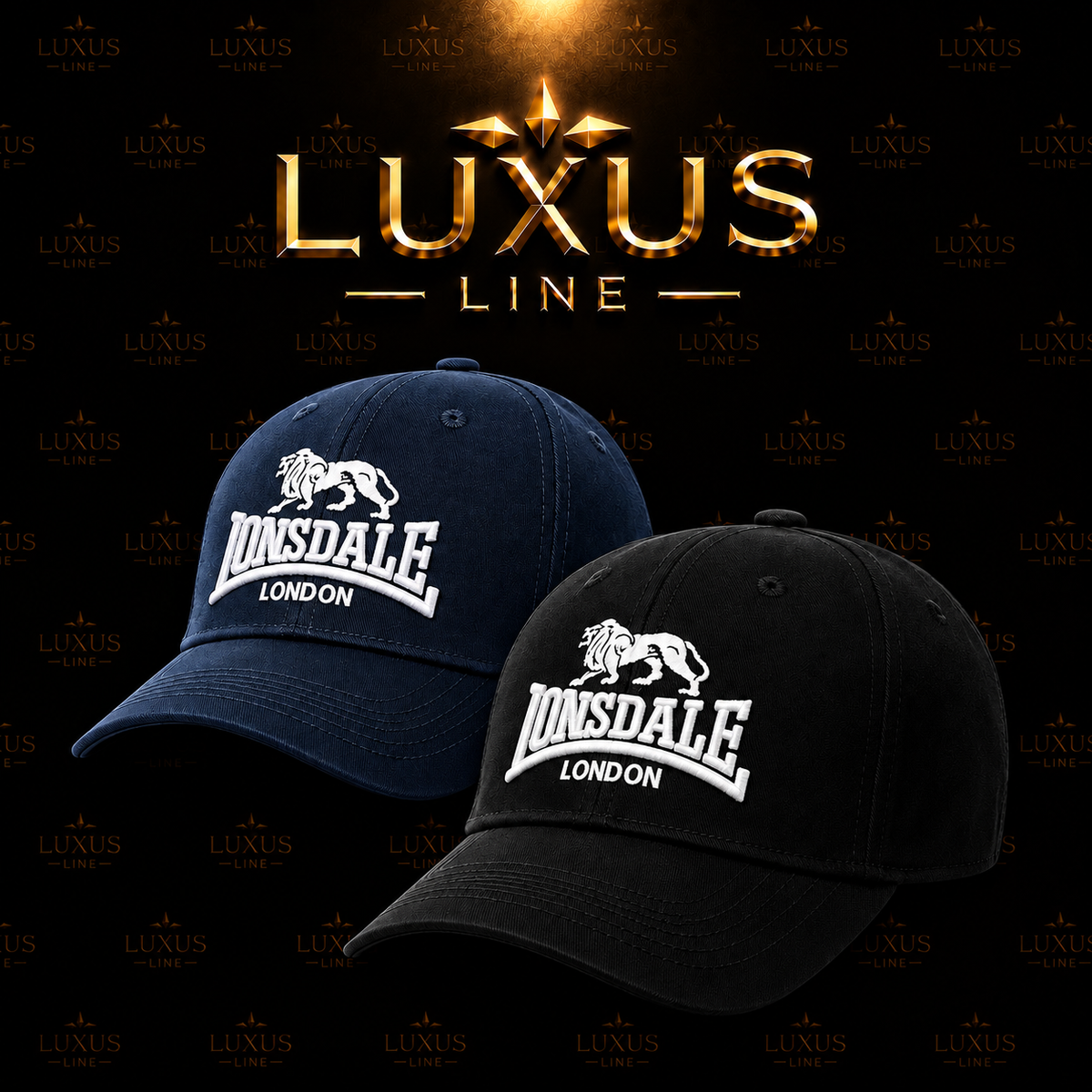 Lonsdale London Cap - Schwarz + Blau