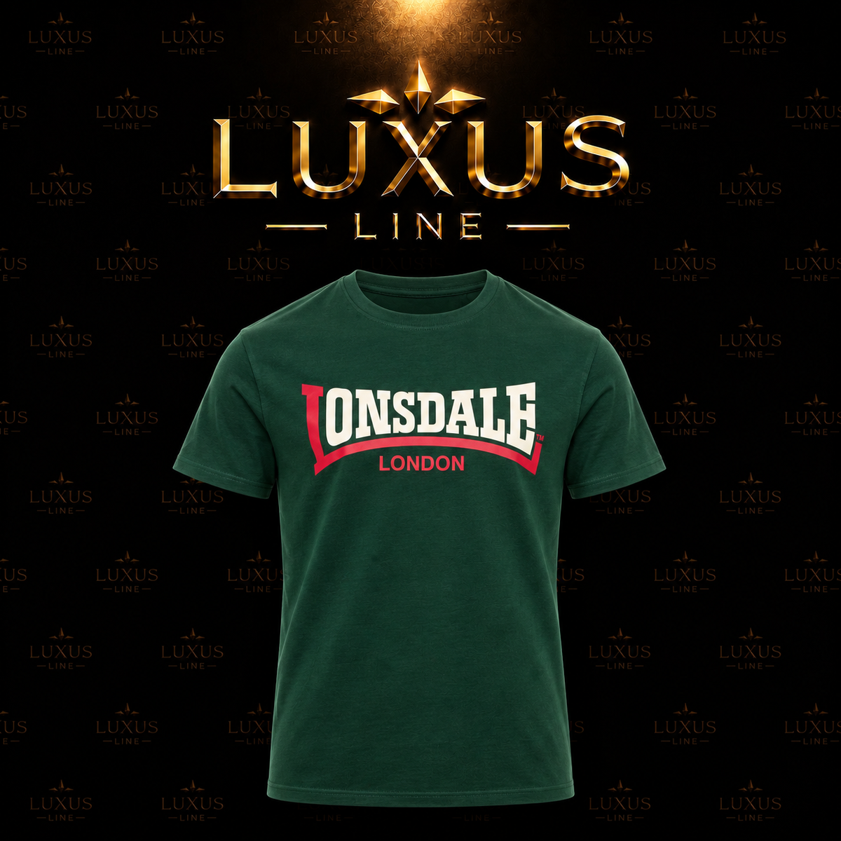 Lonsdale London T-Shirt - Grün Motiv 2
