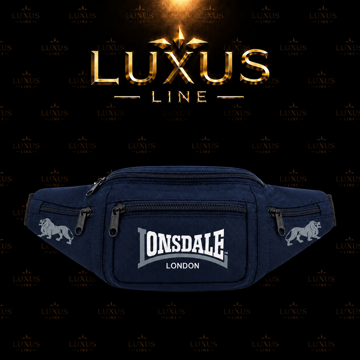 Lonsdale London Bauchtasche - Navy Blau