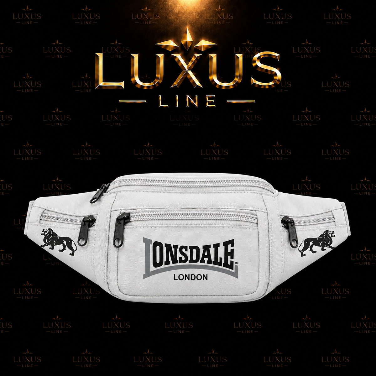 Lonsdale London Bauchtasche - Weiß