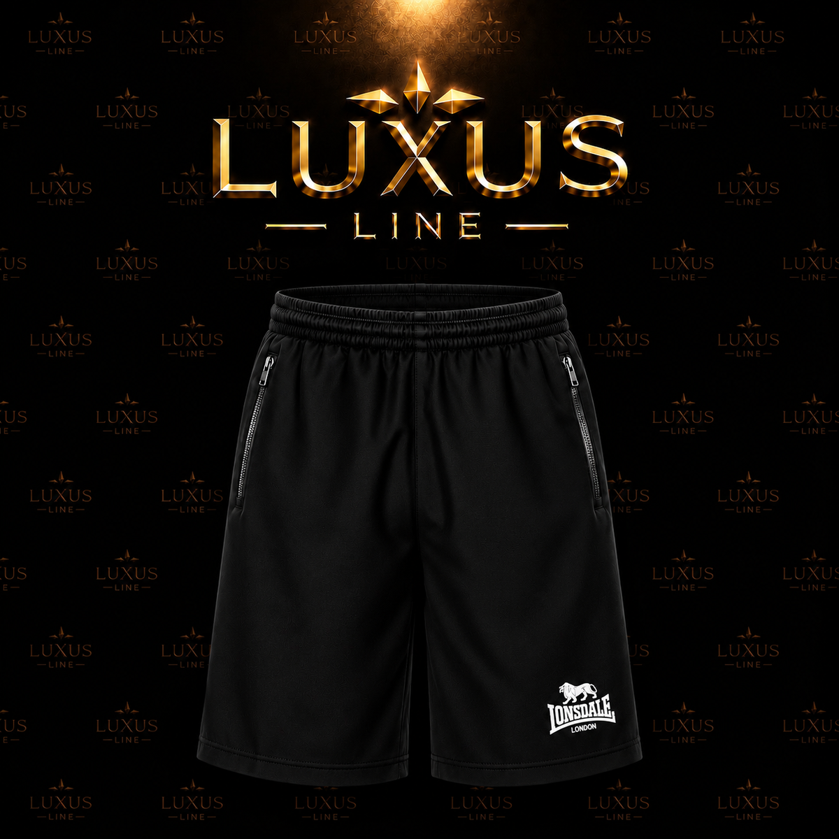 Lonsdale London Kurze Hose - Schwarz