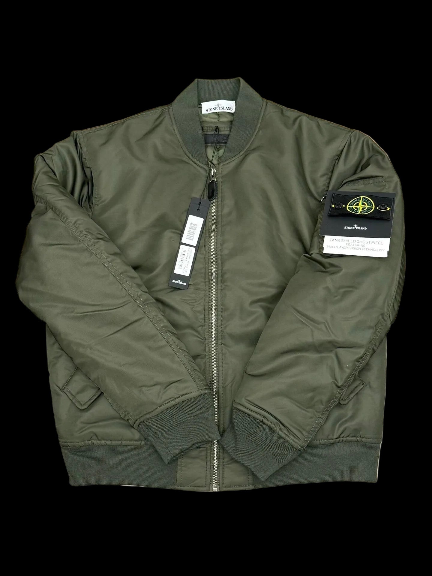 Stone Island Bomberjacke - Grün
