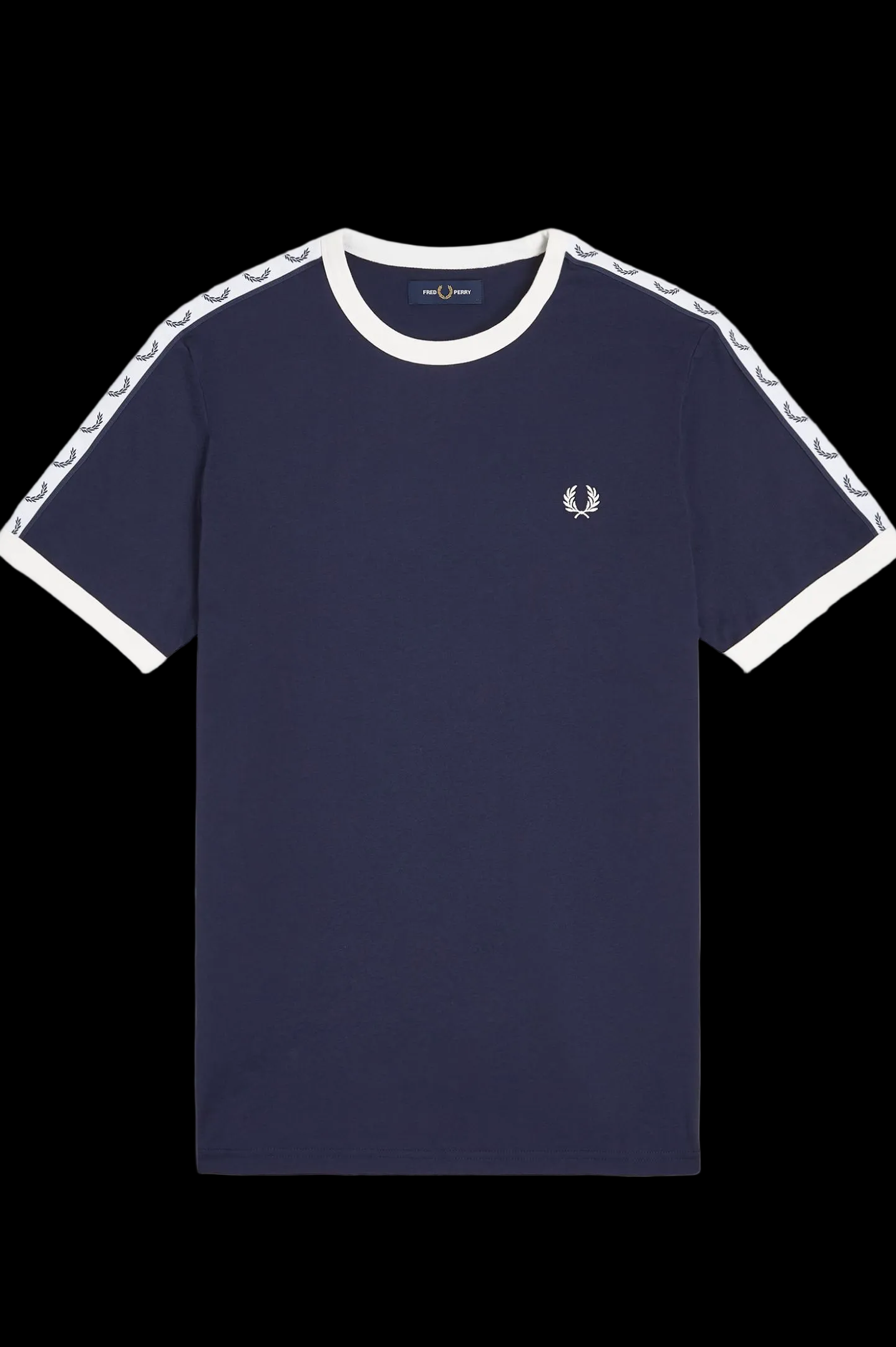 Fred Perry T-Shirt Motiv 3 - Blau / Weiß