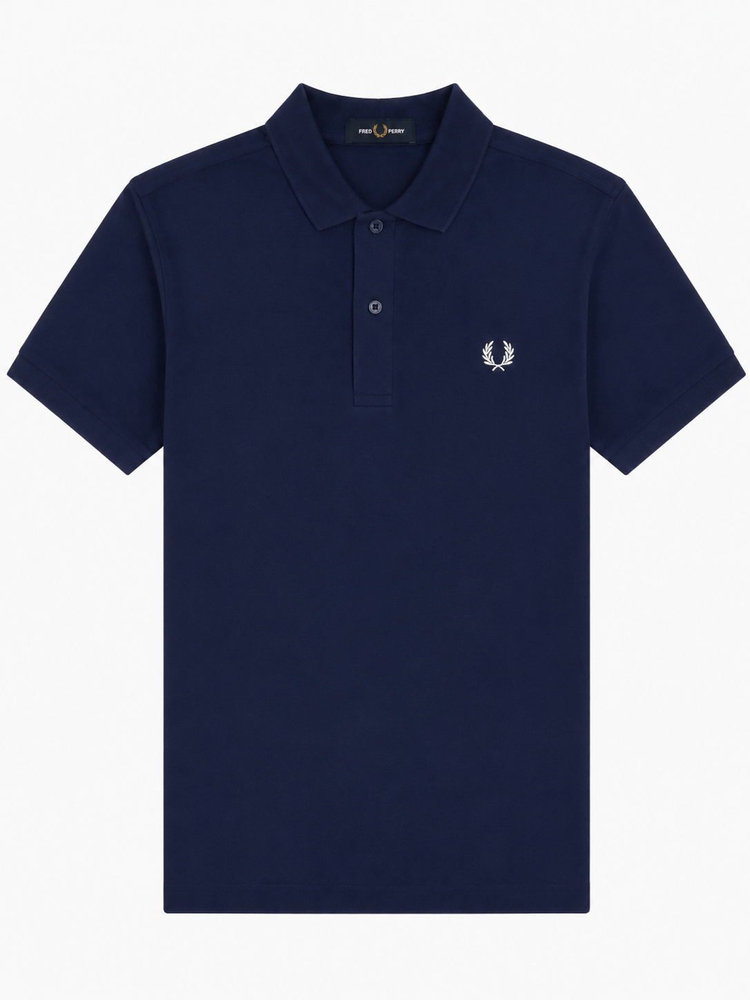 Fred Perry Poloshirt Royal Blau - ohne Streifen