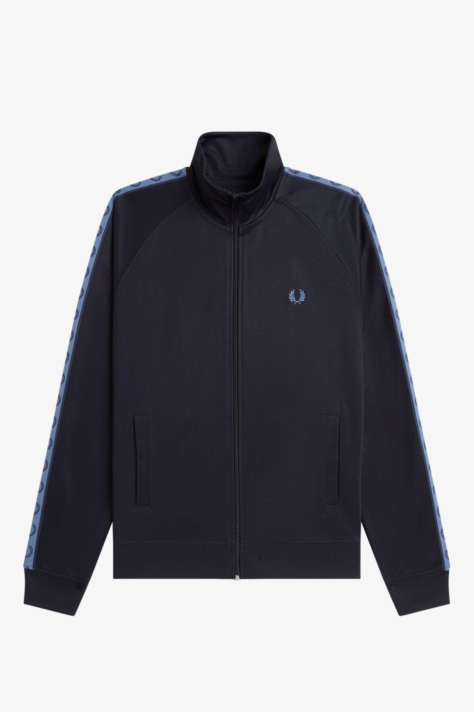 Fred Perry Traningsjacke - Blau / Schwarz