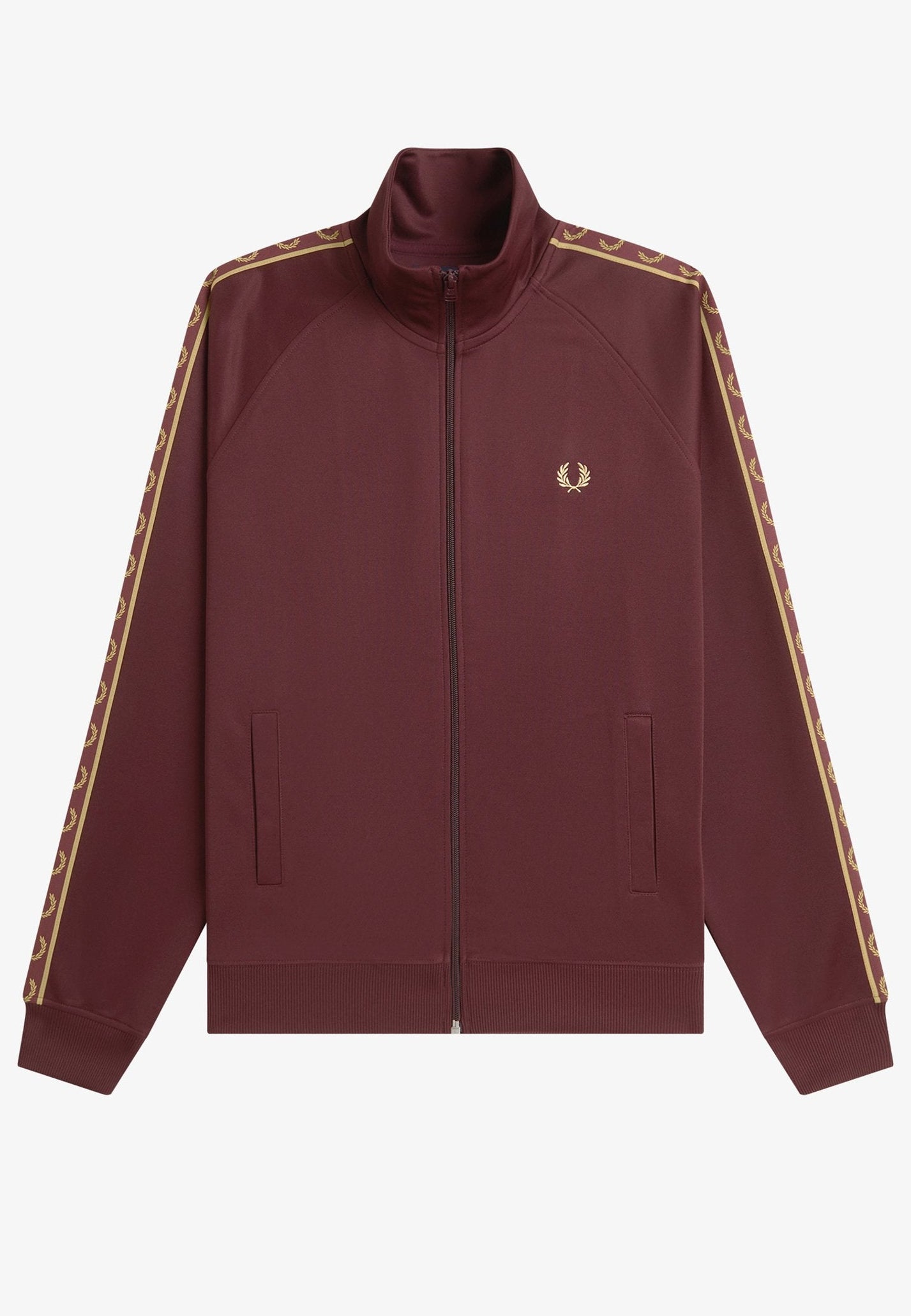 Fred Perry Traningsjacke - Rot / Gold