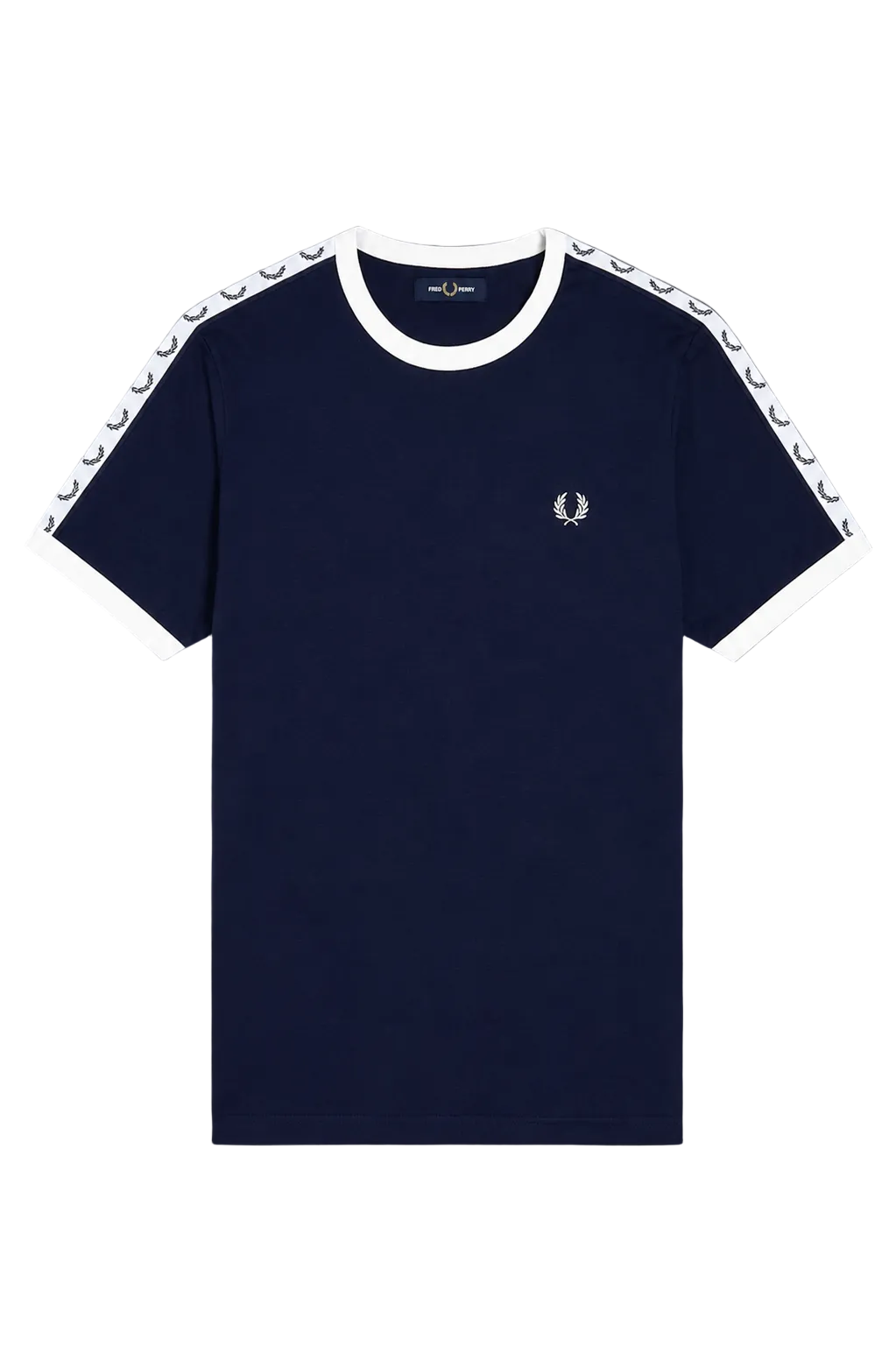 Fred Perry T-Shirt Motiv 3 - Blau / Weiß