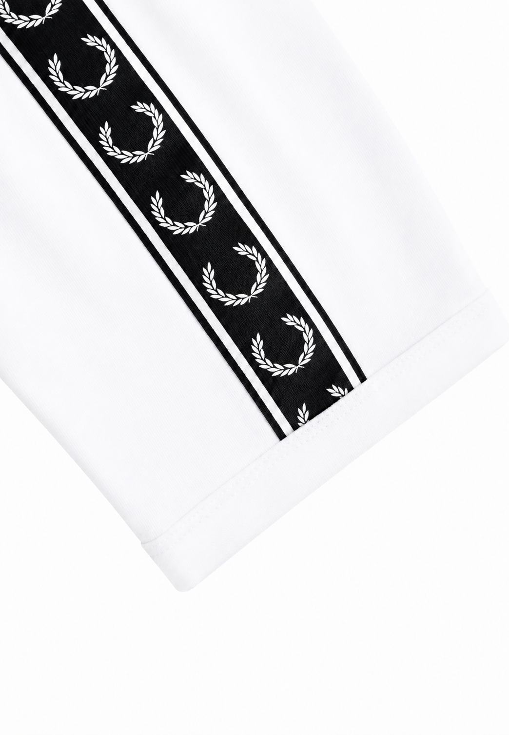Fred Perry T-Shirt Motiv 3 - Weiß / Schwarz