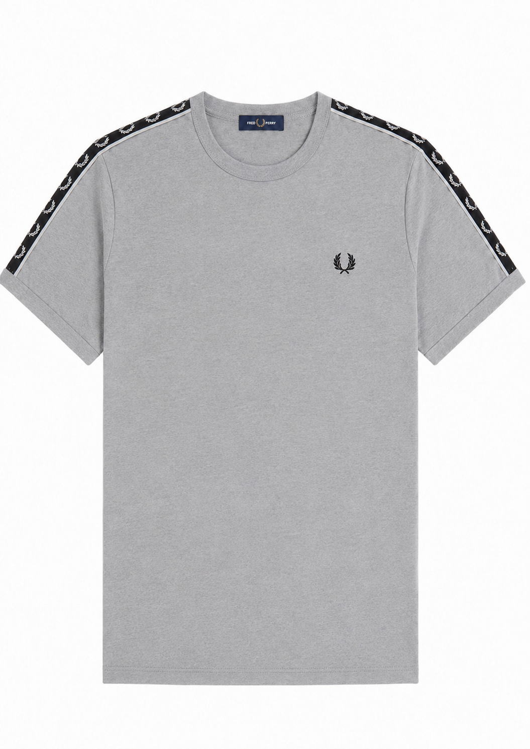 Fred Perry T-Shirt Motiv 3 - Grau / Schwarz