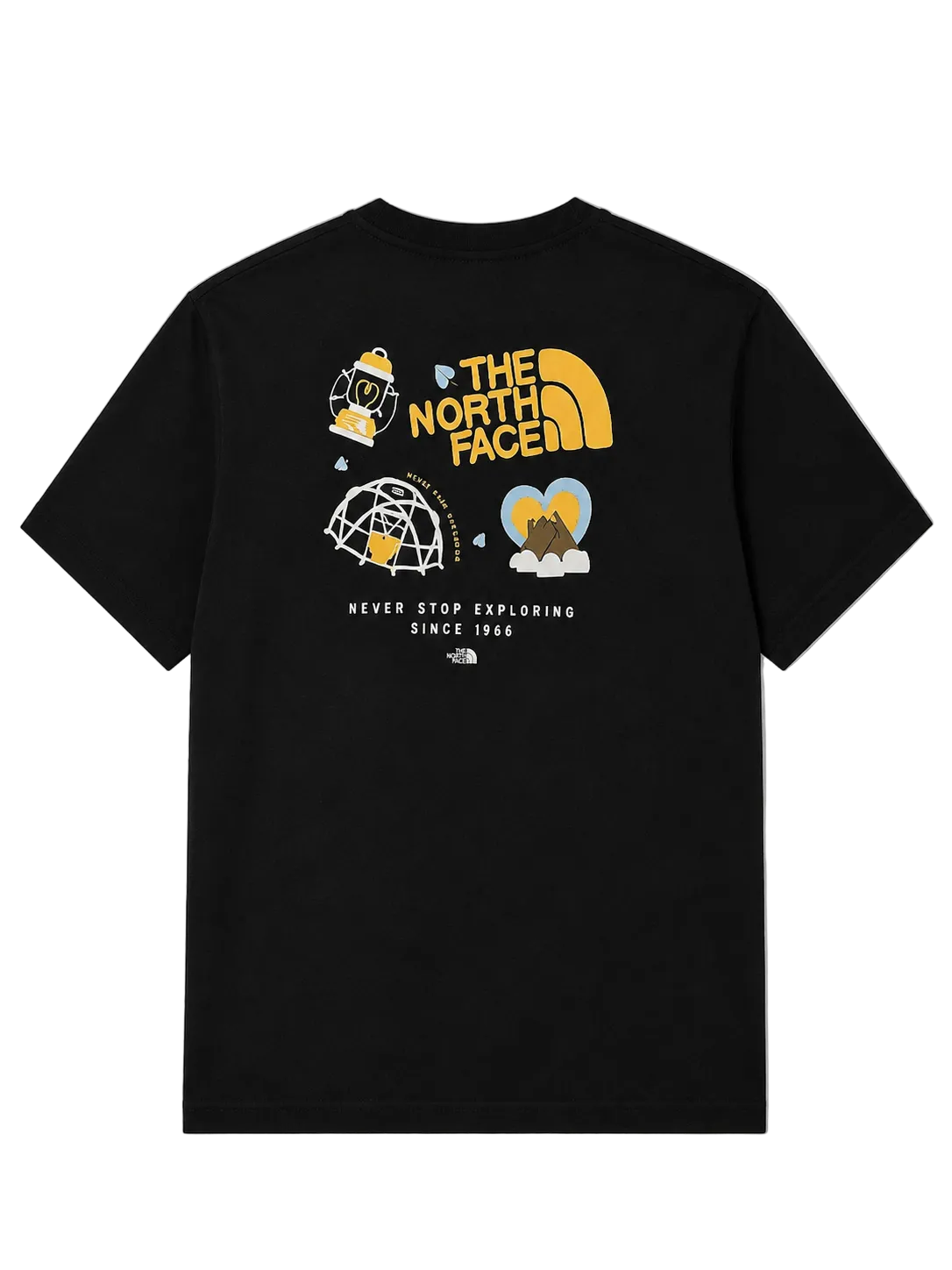 The North Face T-Shirt Motiv 6 - Schwarz