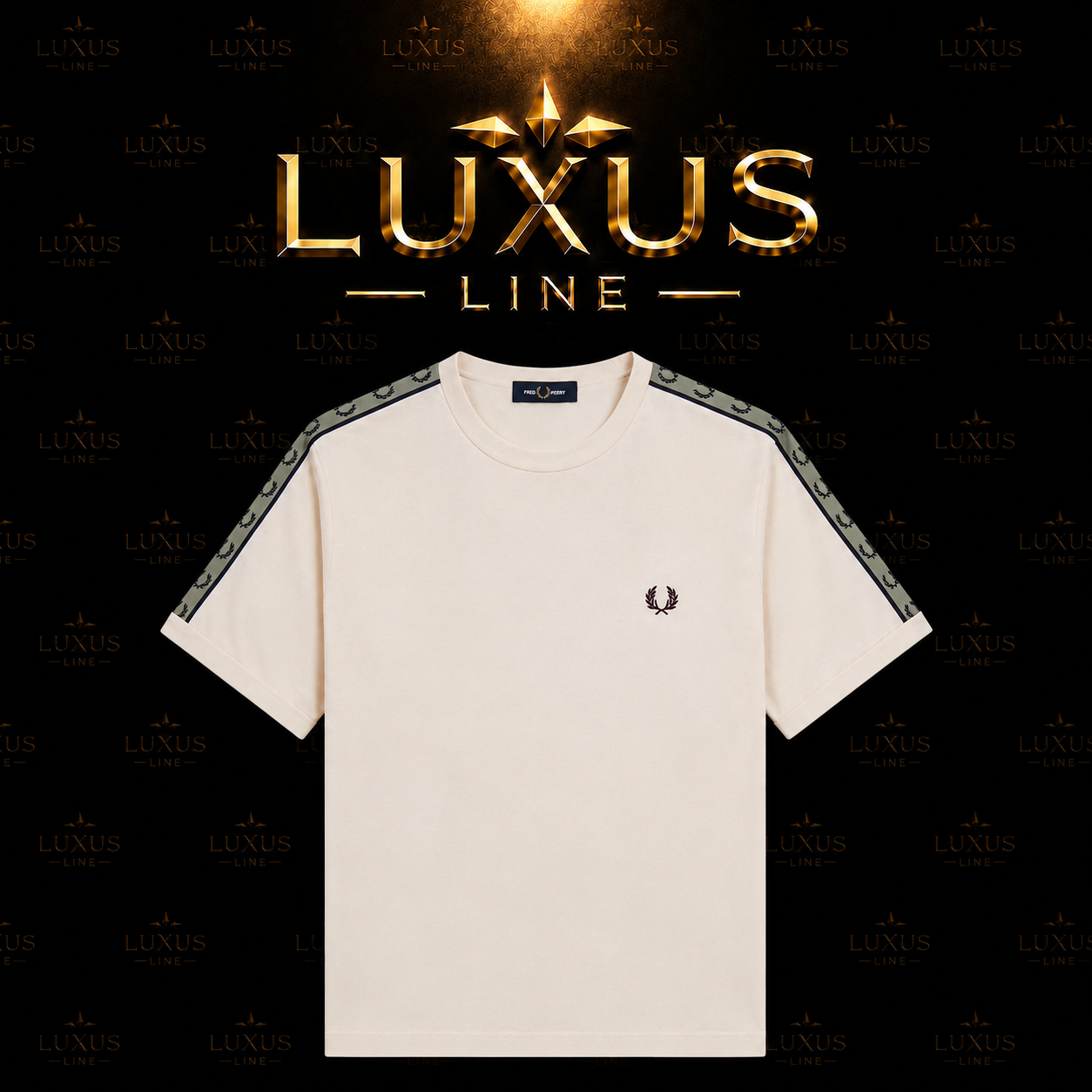 Fred Perry T-Shirt Motiv 3 - Beige