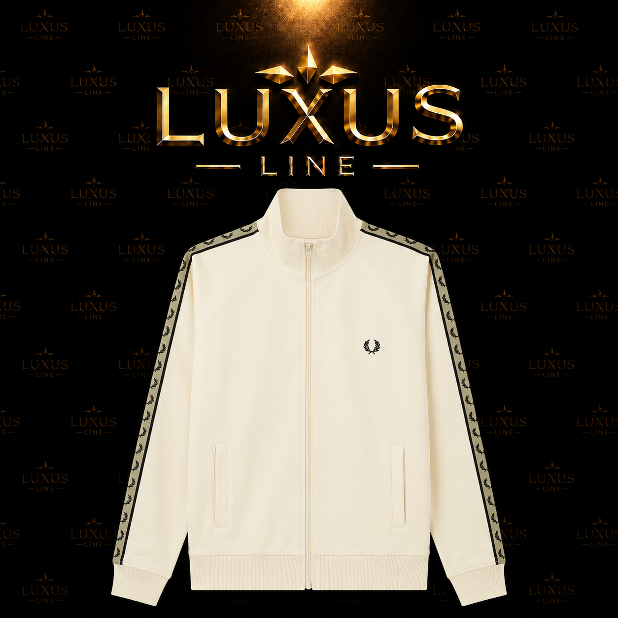 Fred Perry Traningsjacke - Beige