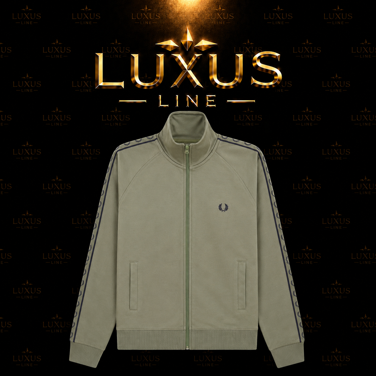 Fred Perry Traningsjacke - Grün