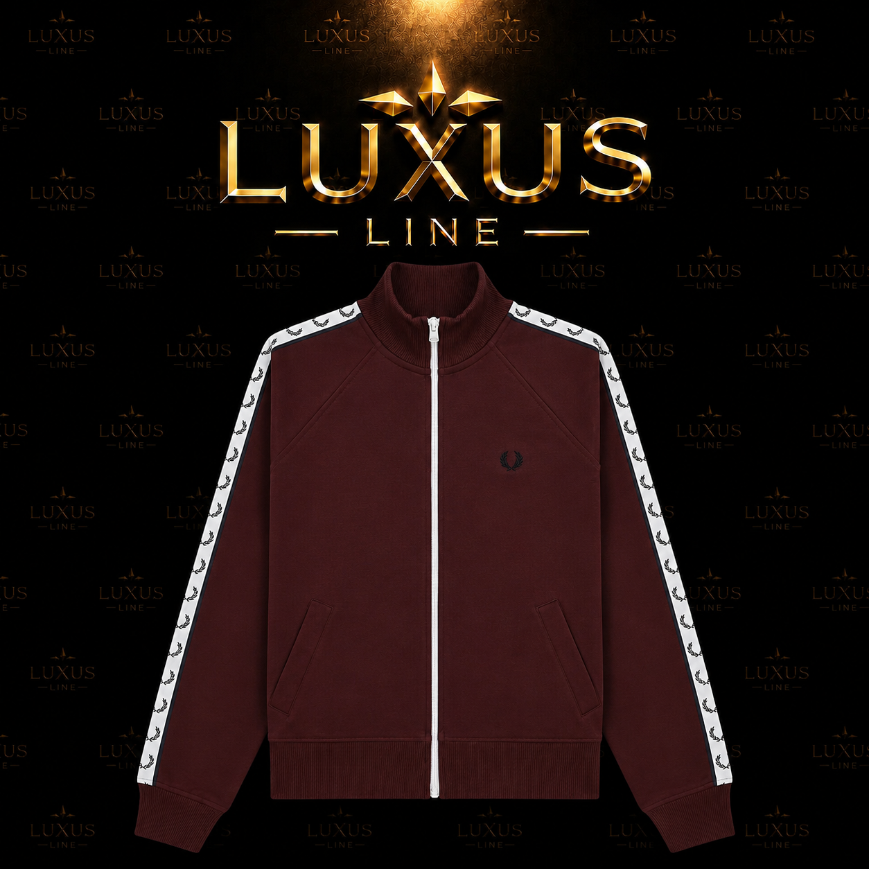 Fred Perry Traningsjacke - Rot