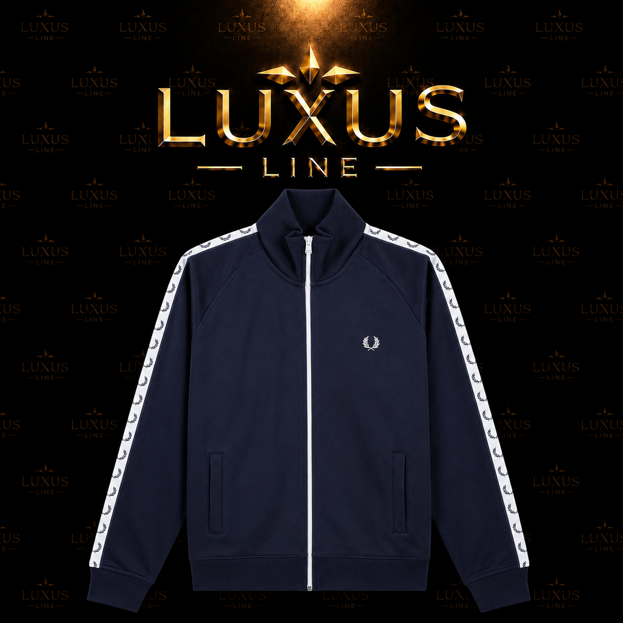 Fred Perry Traningsjacke - Blau