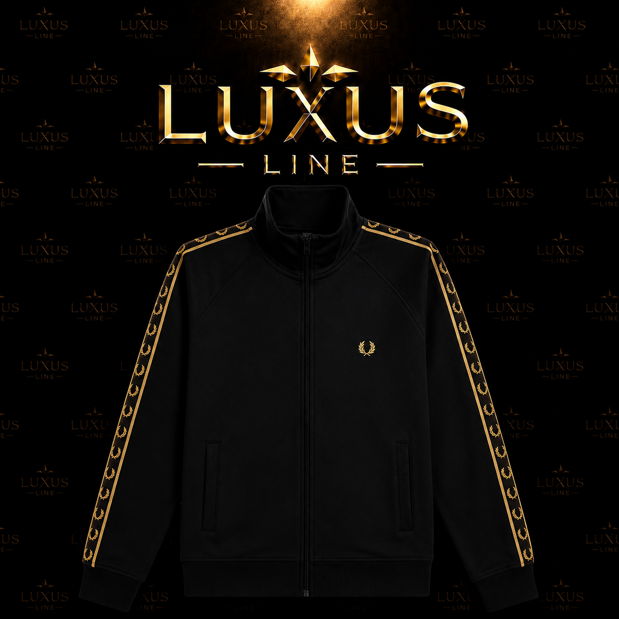 Fred Perry Traningsjacke - Gold