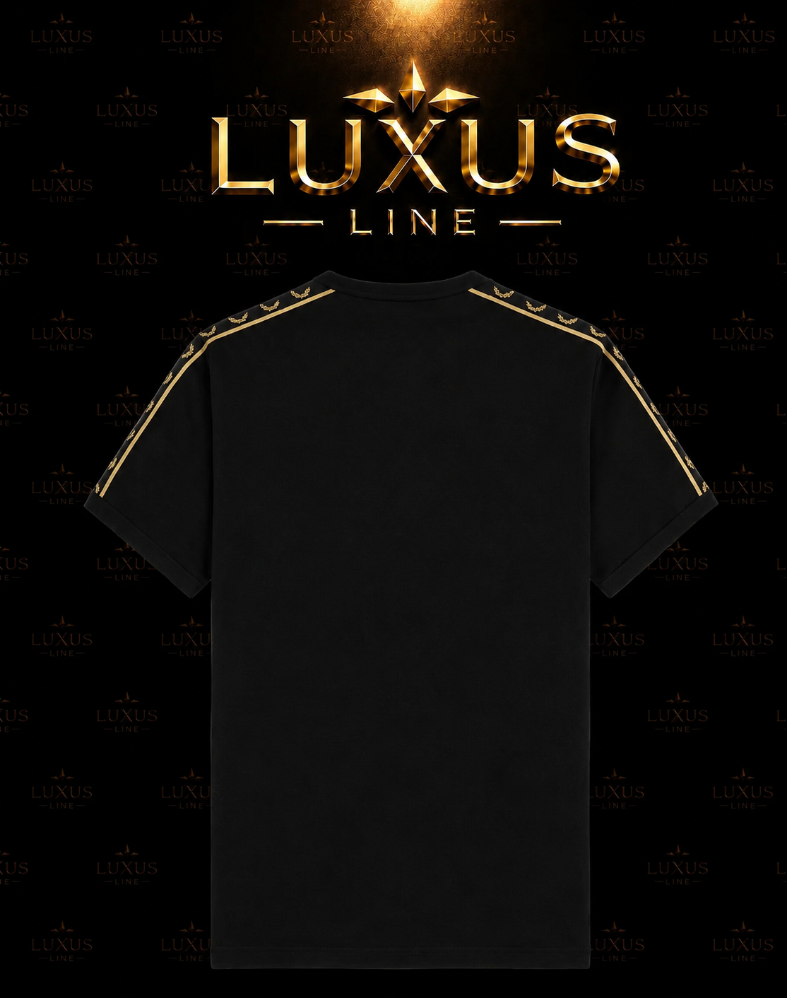 Fred Perry T-Shirt Motiv 3 - Schwarz / Gold