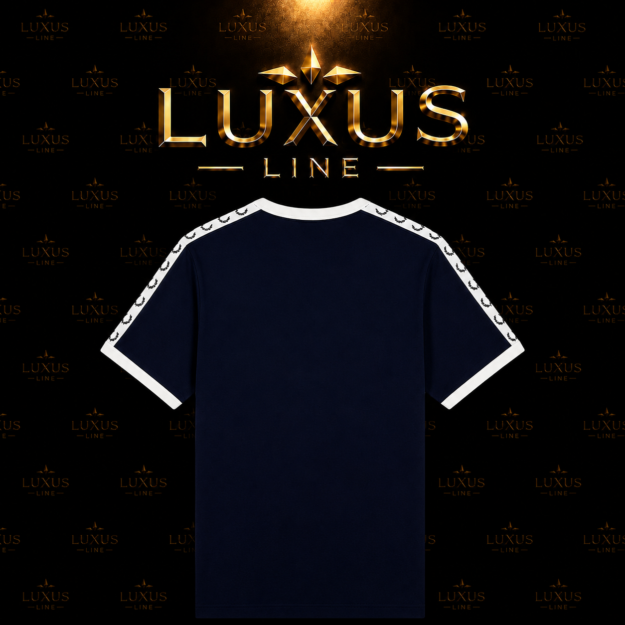 Fred Perry T-Shirt Motiv 3 - Blau / Weiß