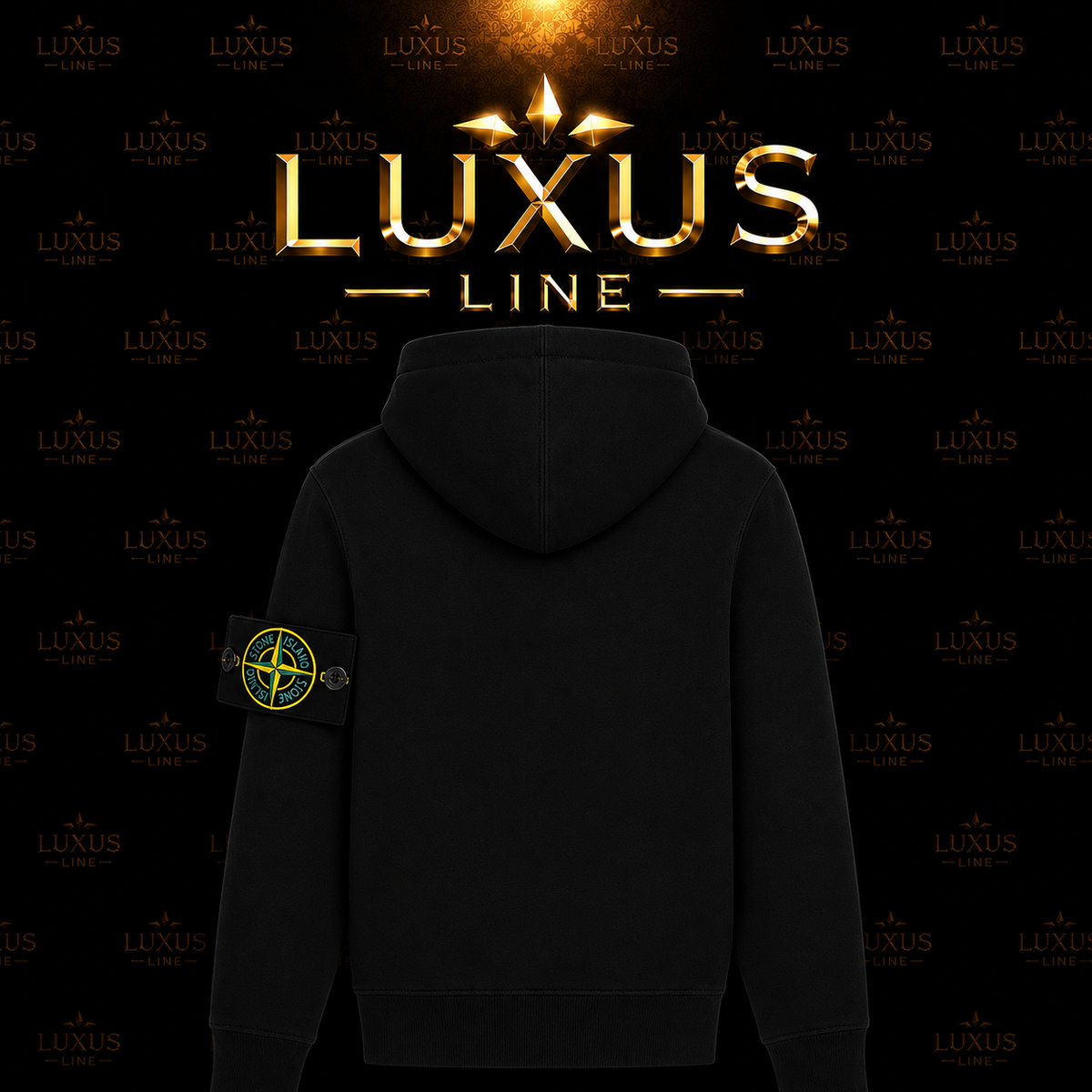 Stone Island Strickjacke - Schwarz