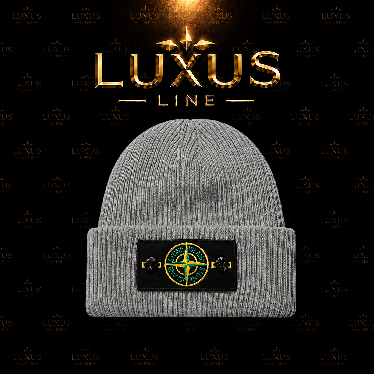 Stone Island Wintermütze - Grau