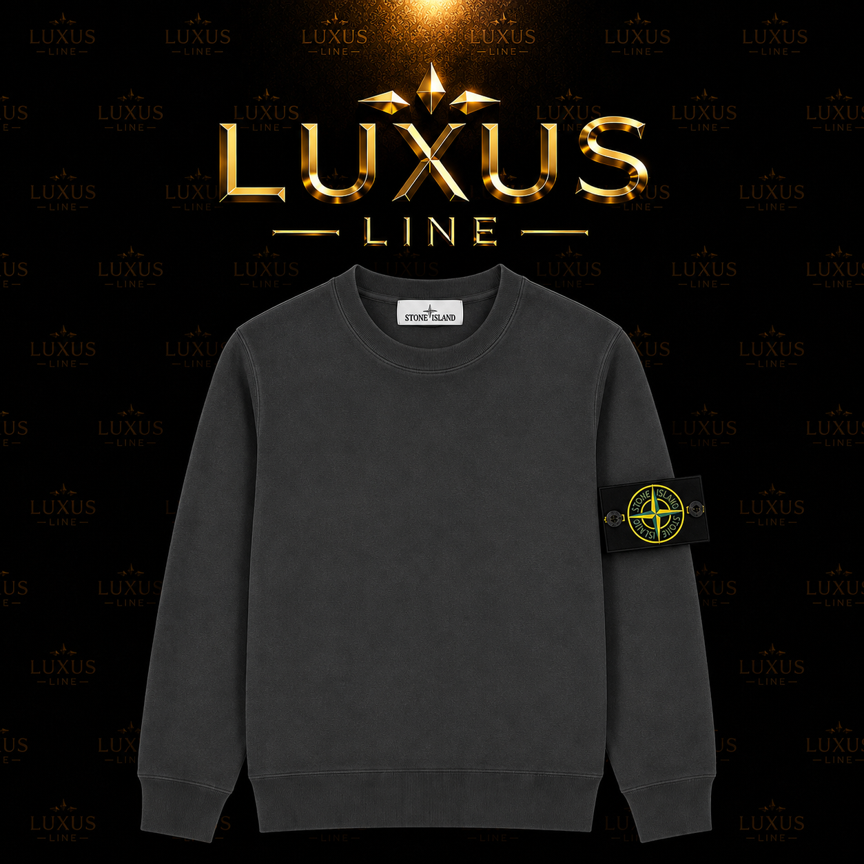 Stone Island Pullover - Dunkel Grau