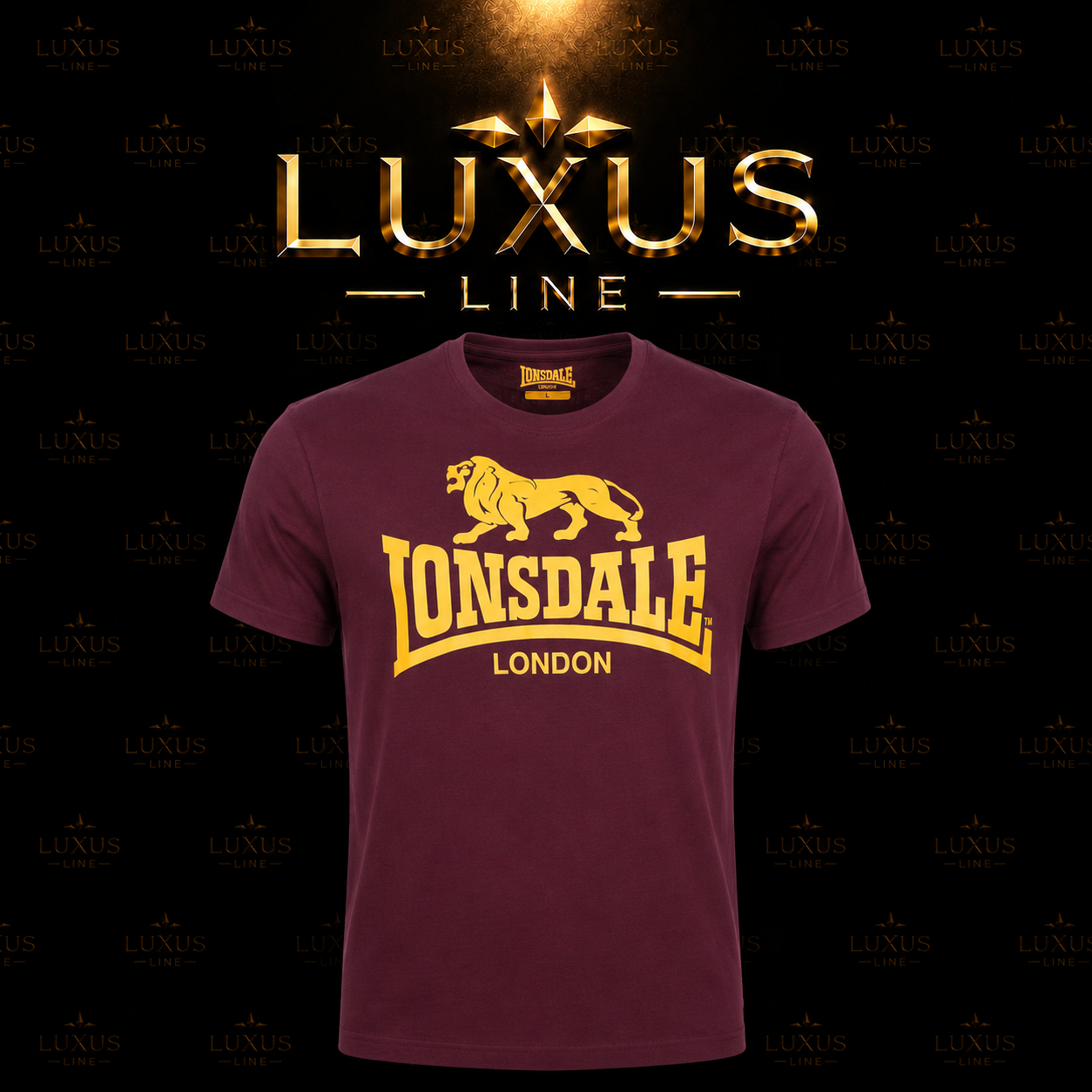 Lonsdale London T-Shirt - Rot / Gelb