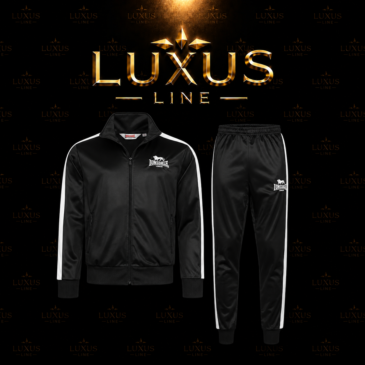 Lonsdale London Trainingsanzug - Schwarz